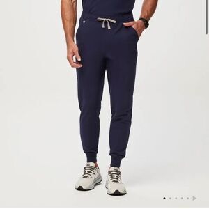 Figs Tansen Men’s Jogger Scrub Pants Navy Blue Size Small Tall